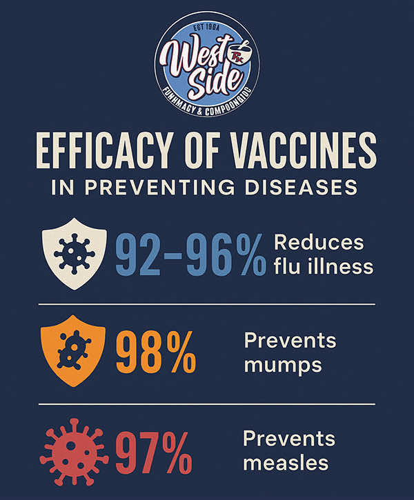 Efficacy of Vaccines Chart
